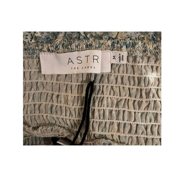 ASTR the Label dress Eastwick floral ruffle asymmetrical mini Medium M NEW - Picture 5 of 5